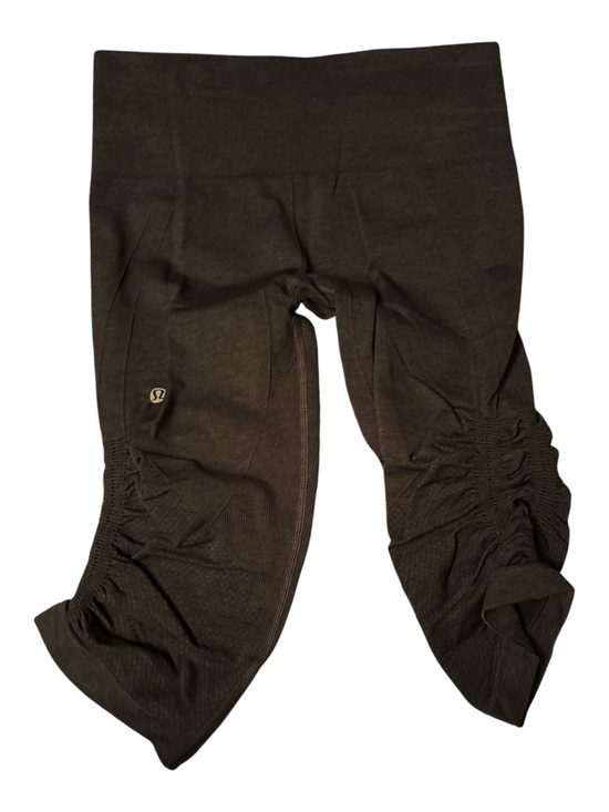 lululemon athletica Pants - lululemon athletica Black Ruched Capri